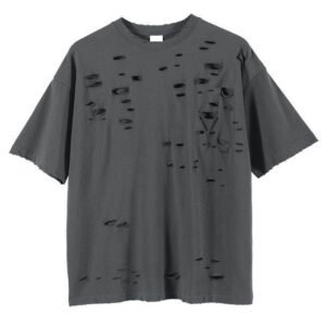 Men’s greyish-black fashion cut T-shirt