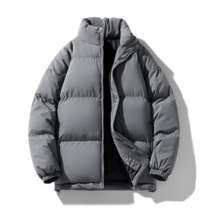 grey bubble jacket