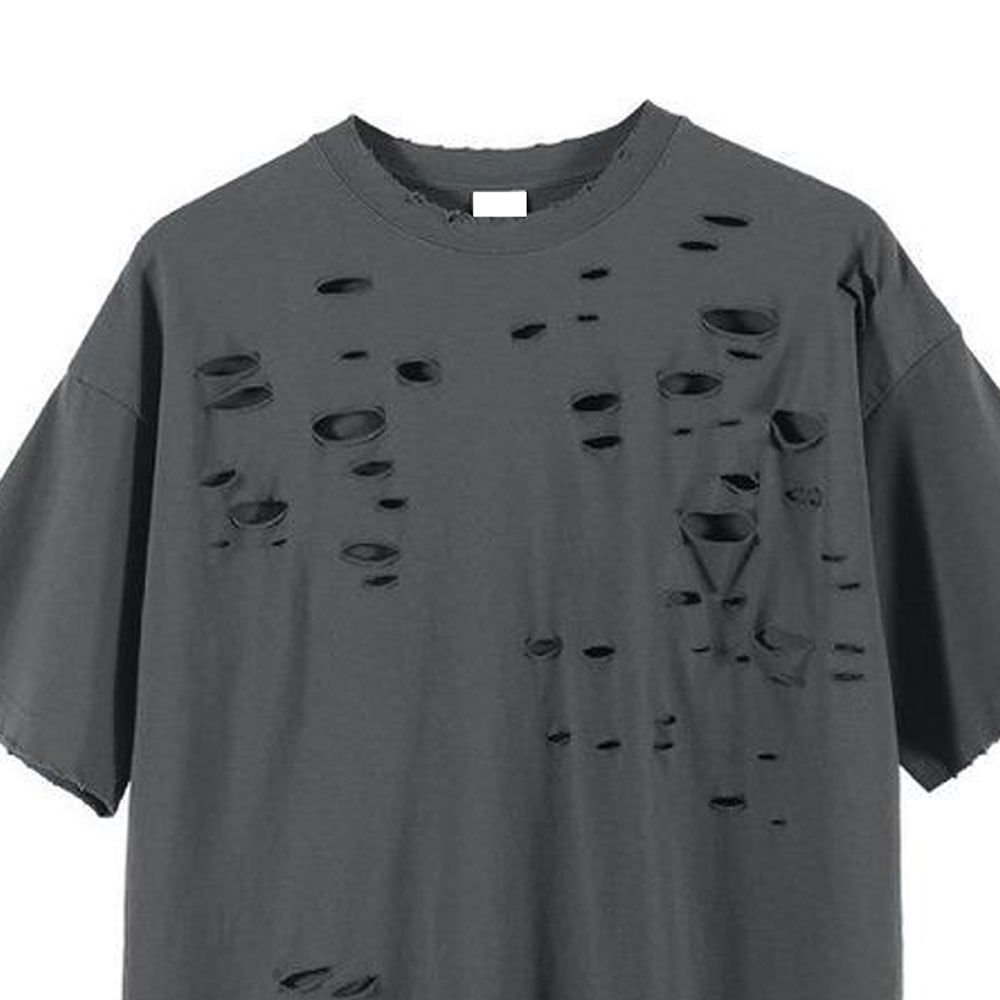 Greyish Black Men's Fashion Cut T-Shirt - Image 2