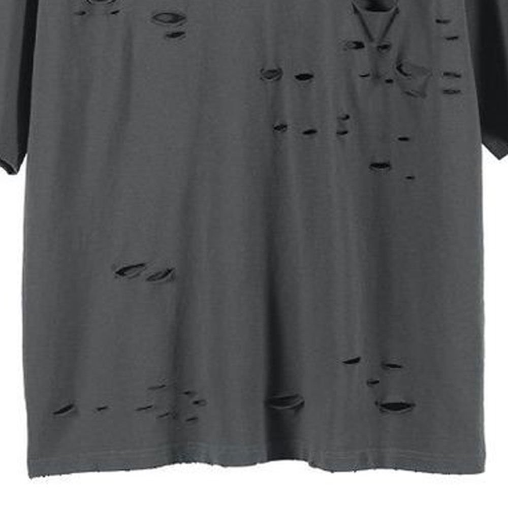 Greyish Black Men's Fashion Cut T-Shirt - Image 3