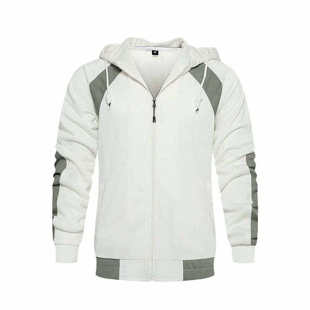 Men's Premium White & Charcoal Tracksuit Set - Image 3