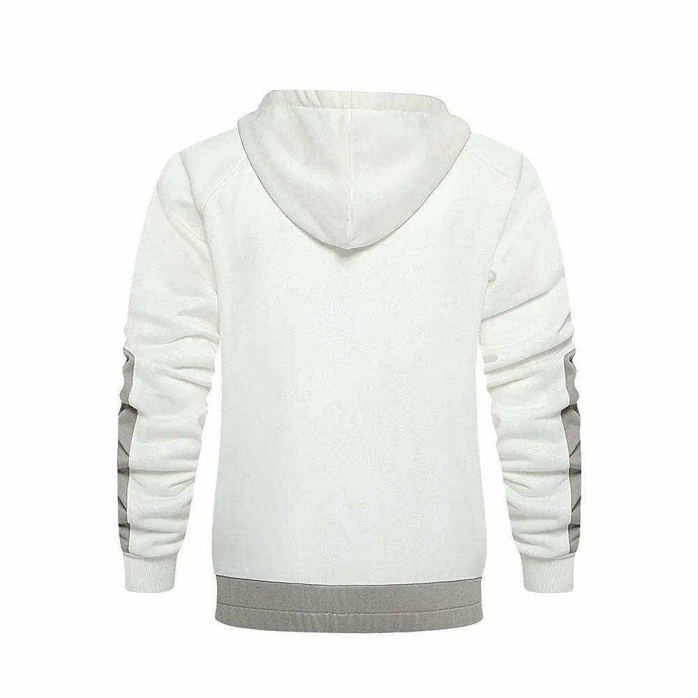 Men's Premium White & Charcoal Tracksuit Set - Image 4
