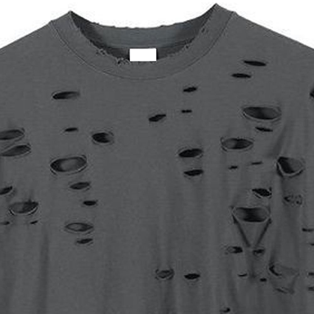 Greyish Black Men's Fashion Cut T-Shirt - Image 6