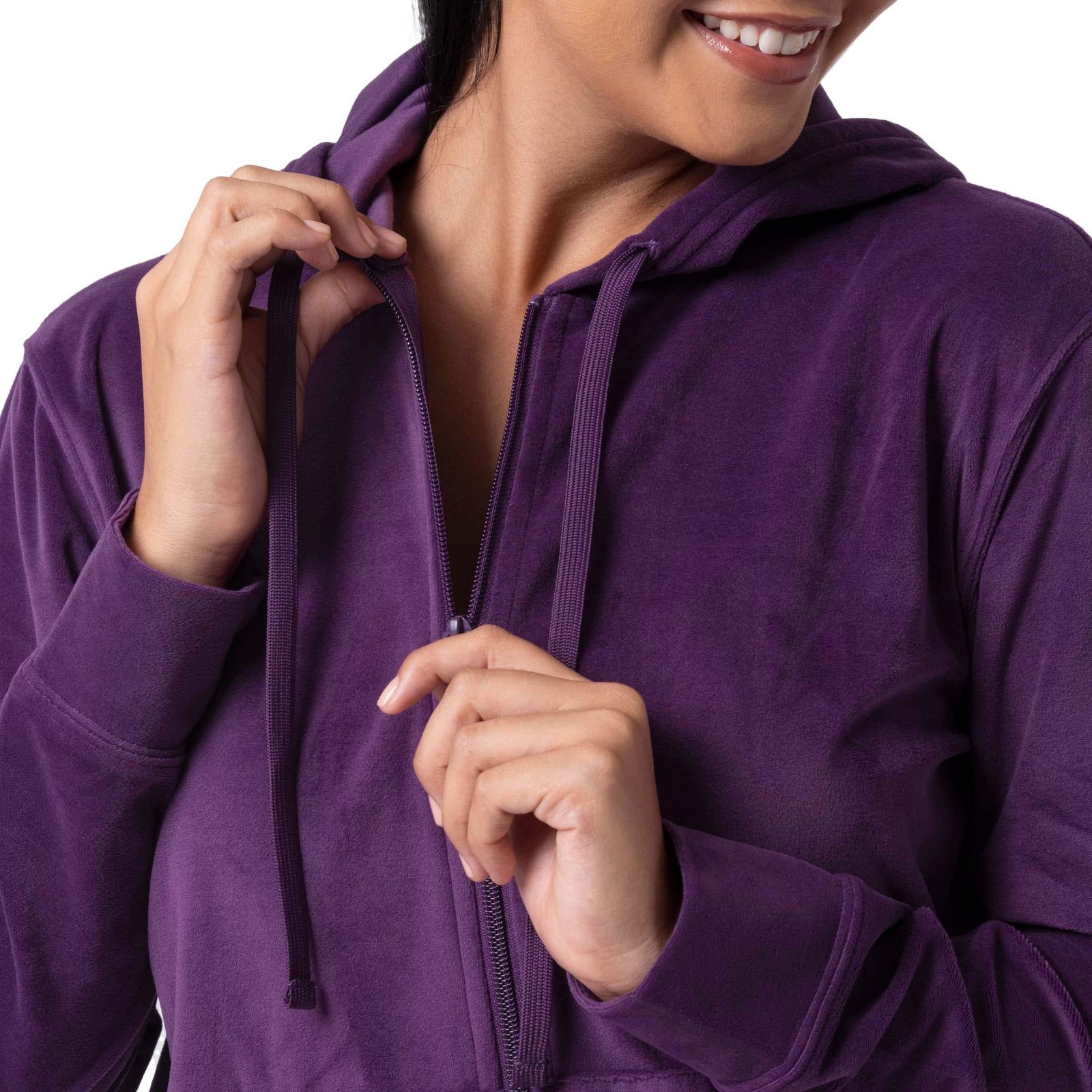 Women’s Purple Zip-Up Tracksuit - Image 3