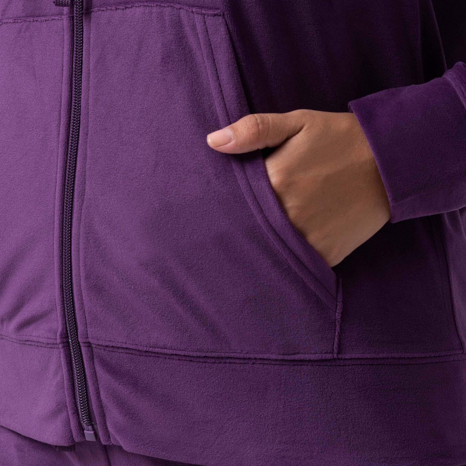 Women’s Purple Zip-Up Tracksuit - Image 4