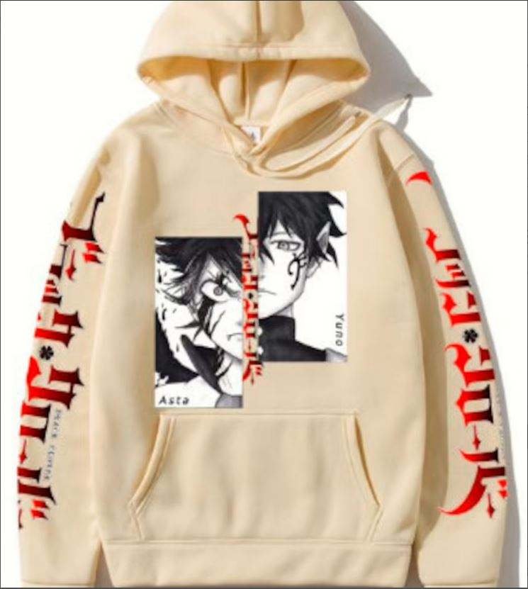 Full face camouflage zip hoodie with anime-inspired streetwear design