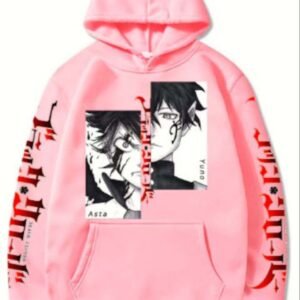 Full face camouflage zip hoodie with anime-inspired streetwear design