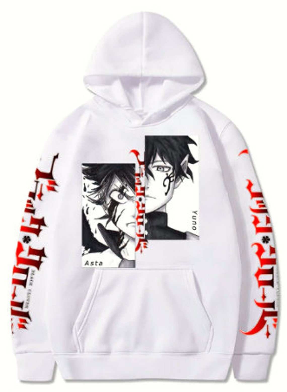 Full face camouflage zip hoodie with anime-inspired streetwear design