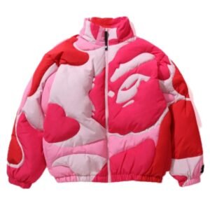 Custom unisex bubble puffer jacket with cotton filling for winter wear