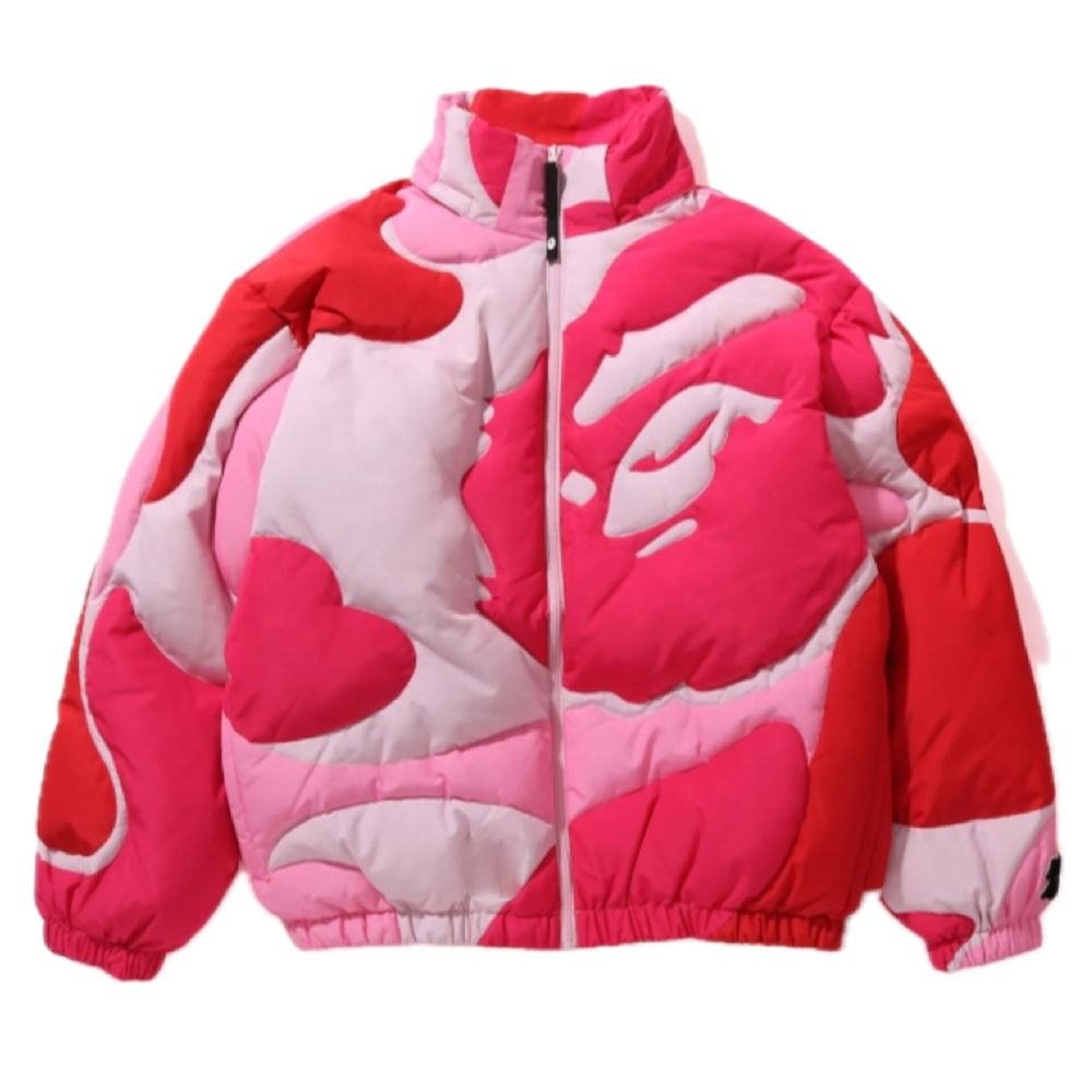 Custom unisex bubble puffer jacket with cotton filling for winter wear