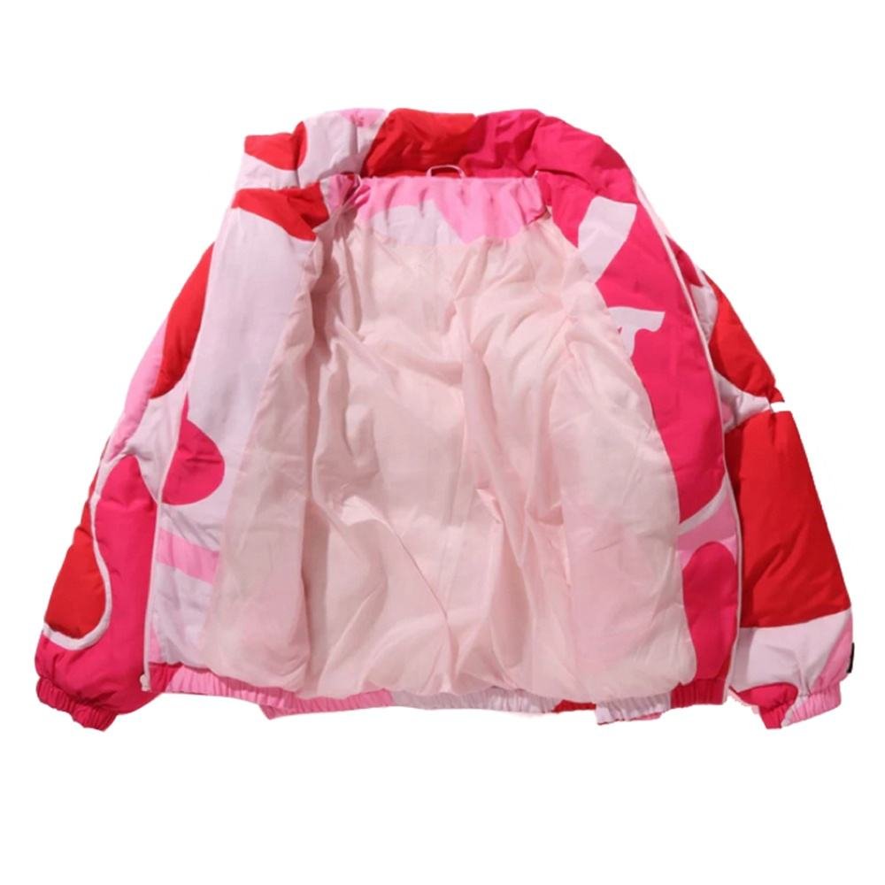 Custom unisex bubble puffer jacket with cotton filling for winter wear