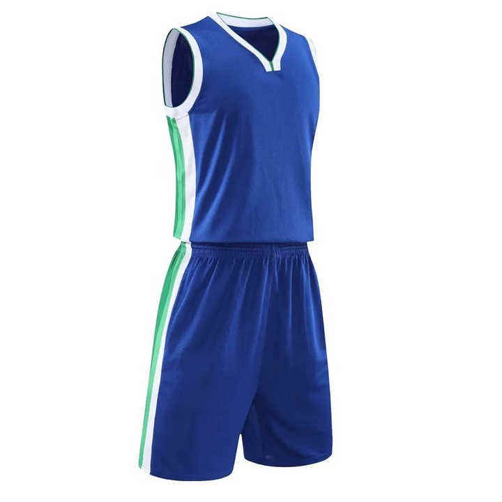 Custom slim fit basketball jersey set with sublimation printing and matching sports shorts