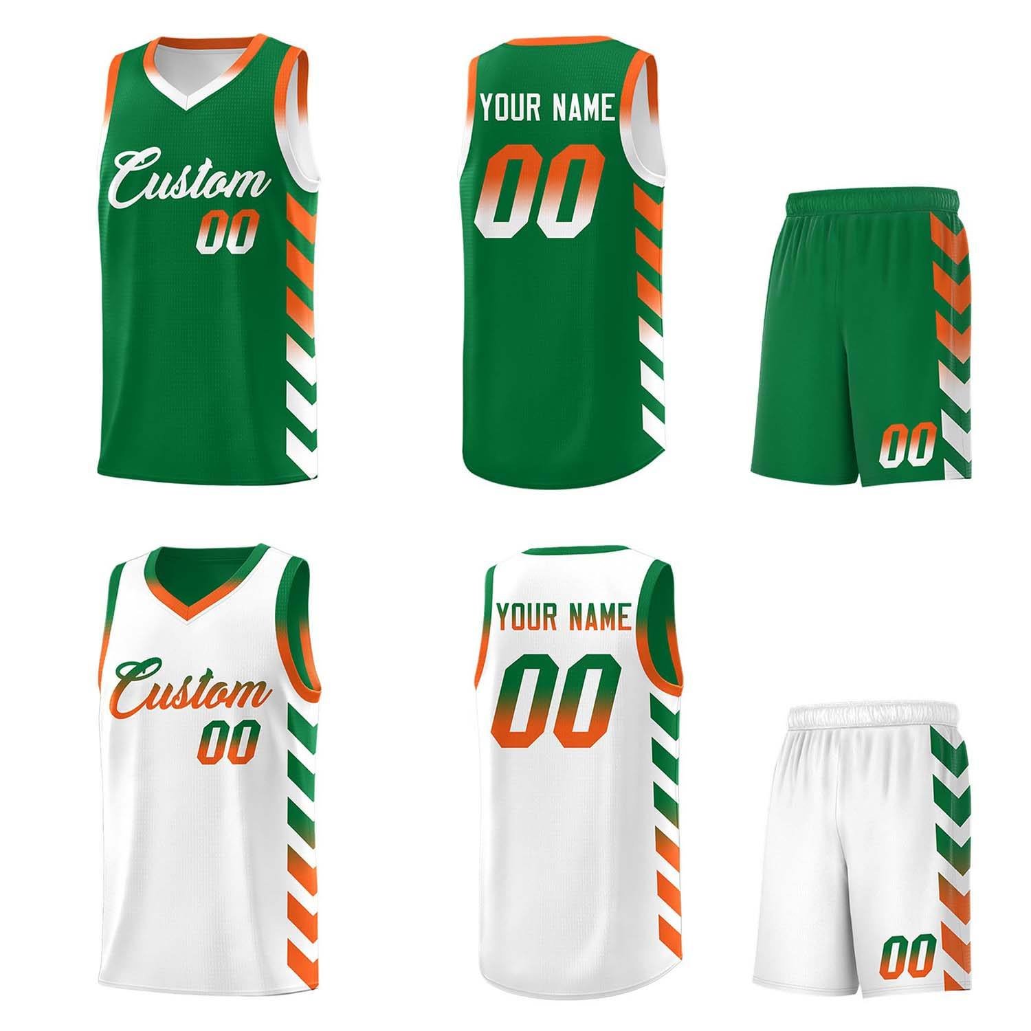 Custom sleeveless basketball uniform with matching shorts
