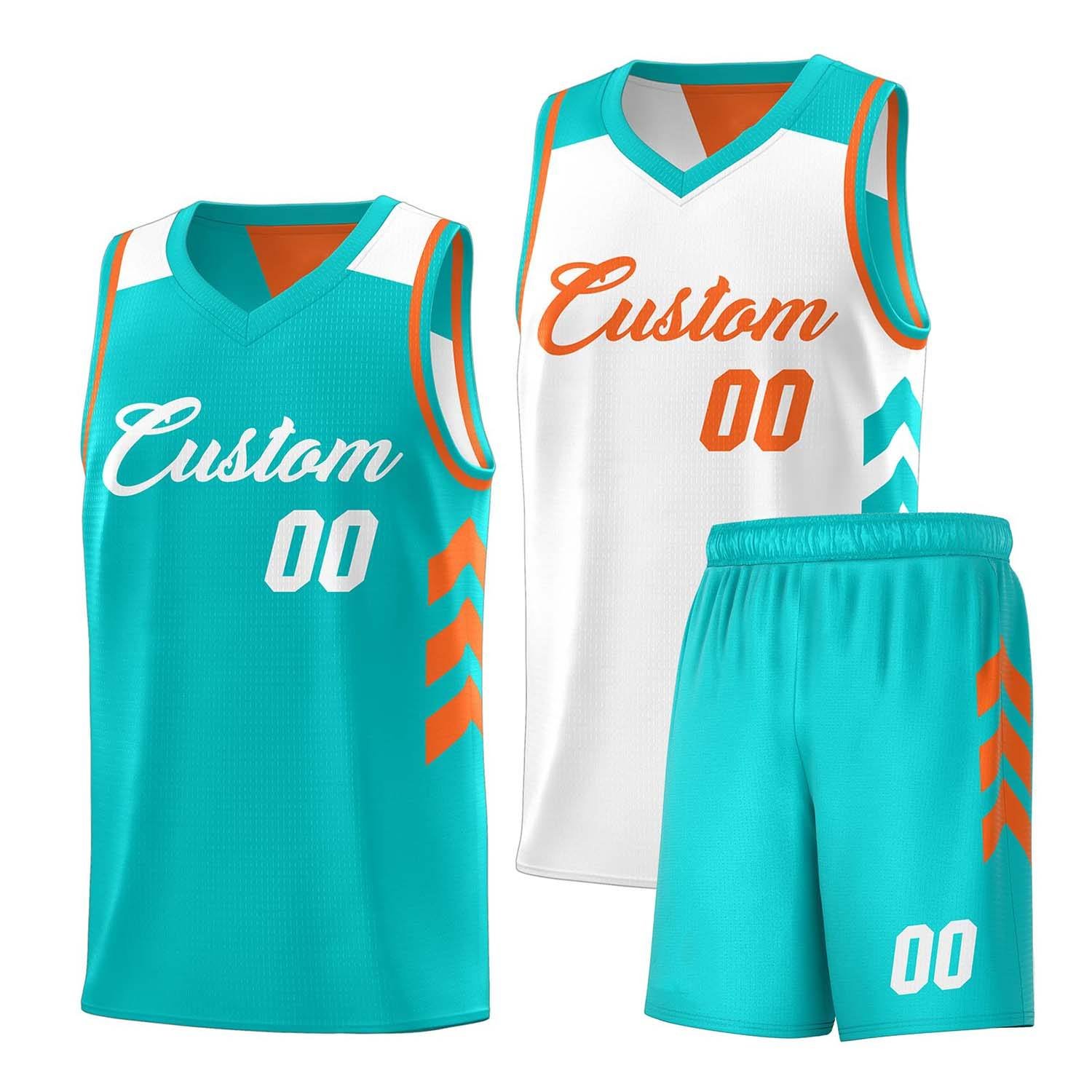 Custom sleeveless basketball uniform with matching shorts