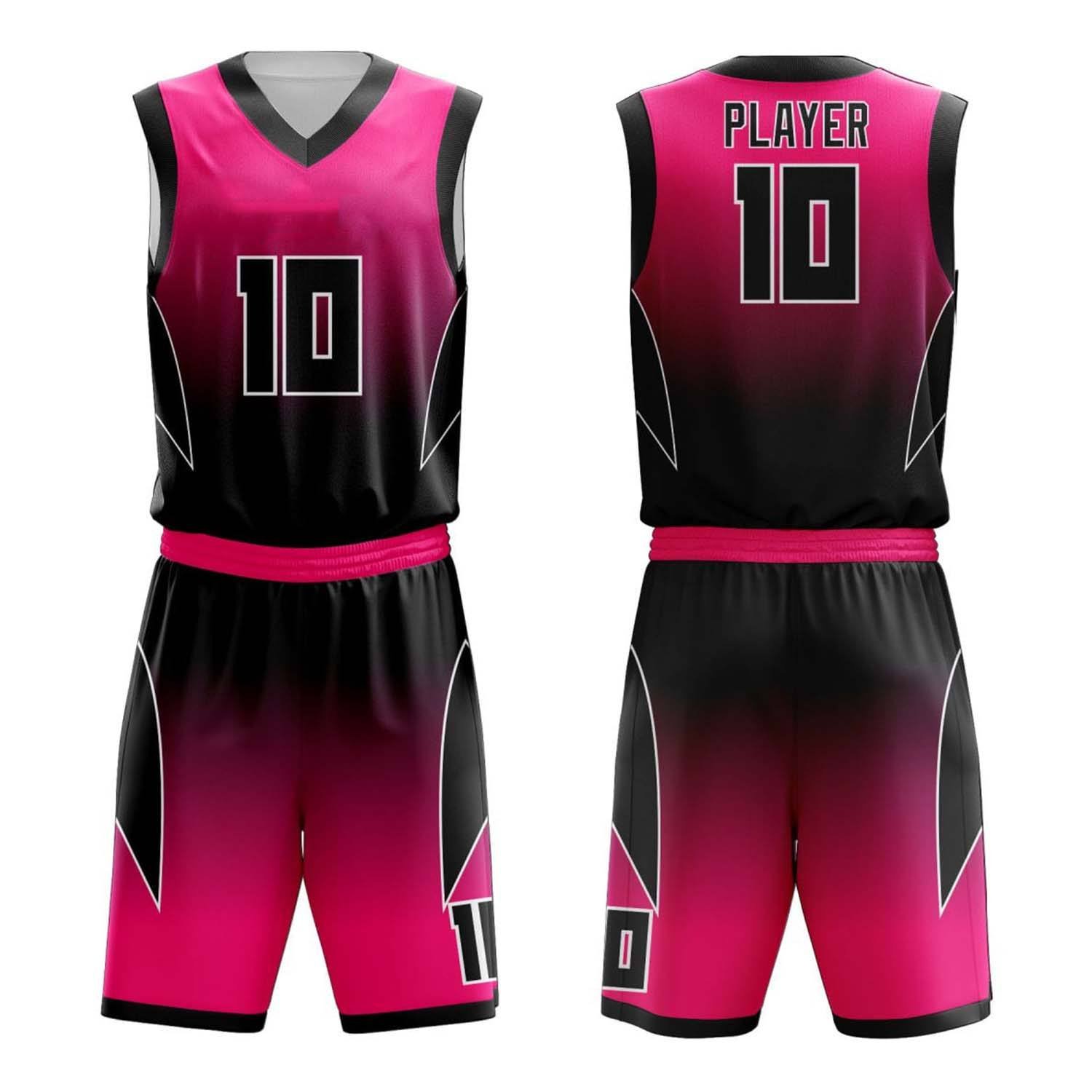 Custom sleeveless basketball uniform with matching shorts