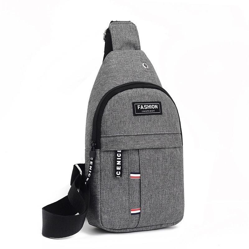 Waterproof men's crossbody bag with adjustable shoulder strap