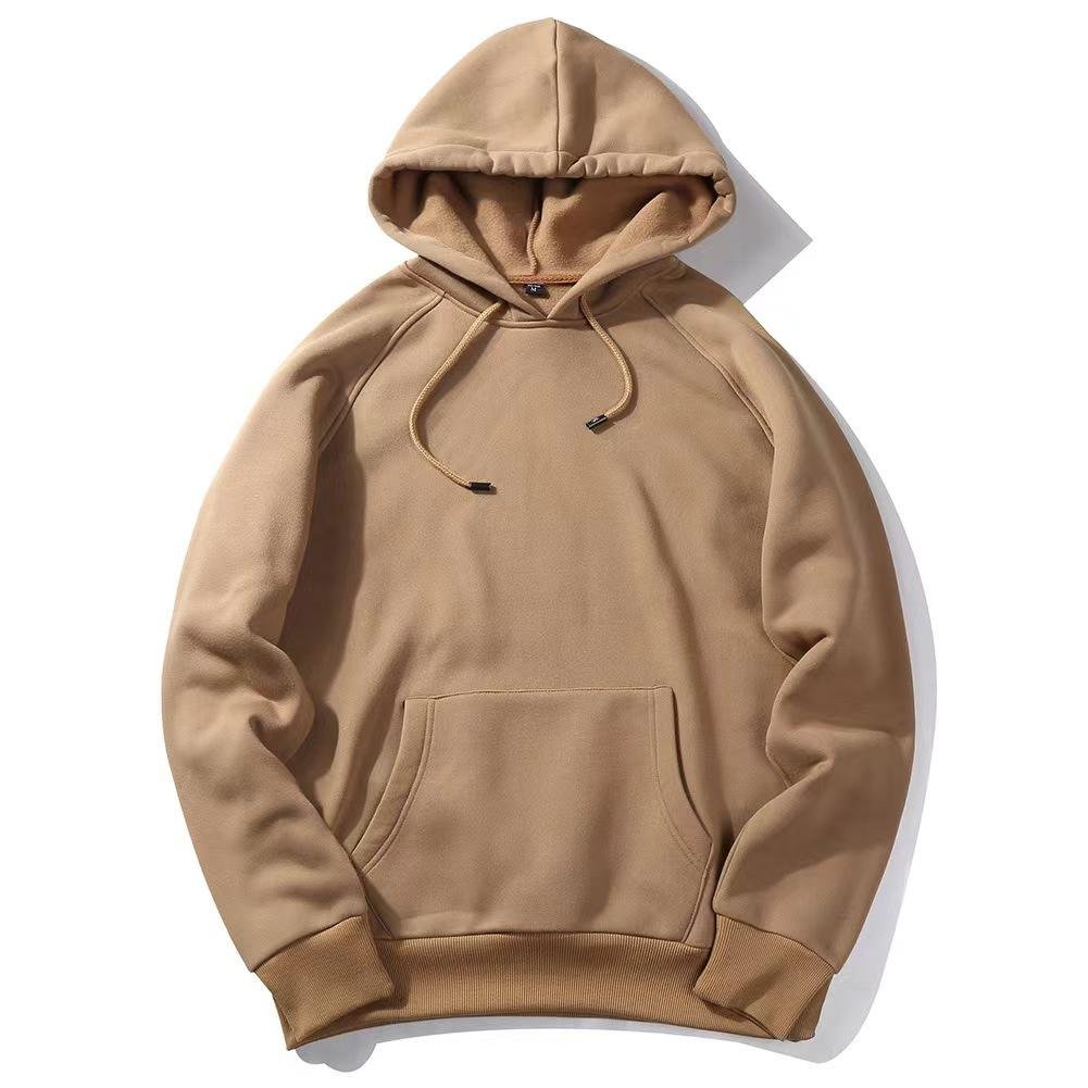 Blank unisex pullover hoodie with hood and kangaroo pocket