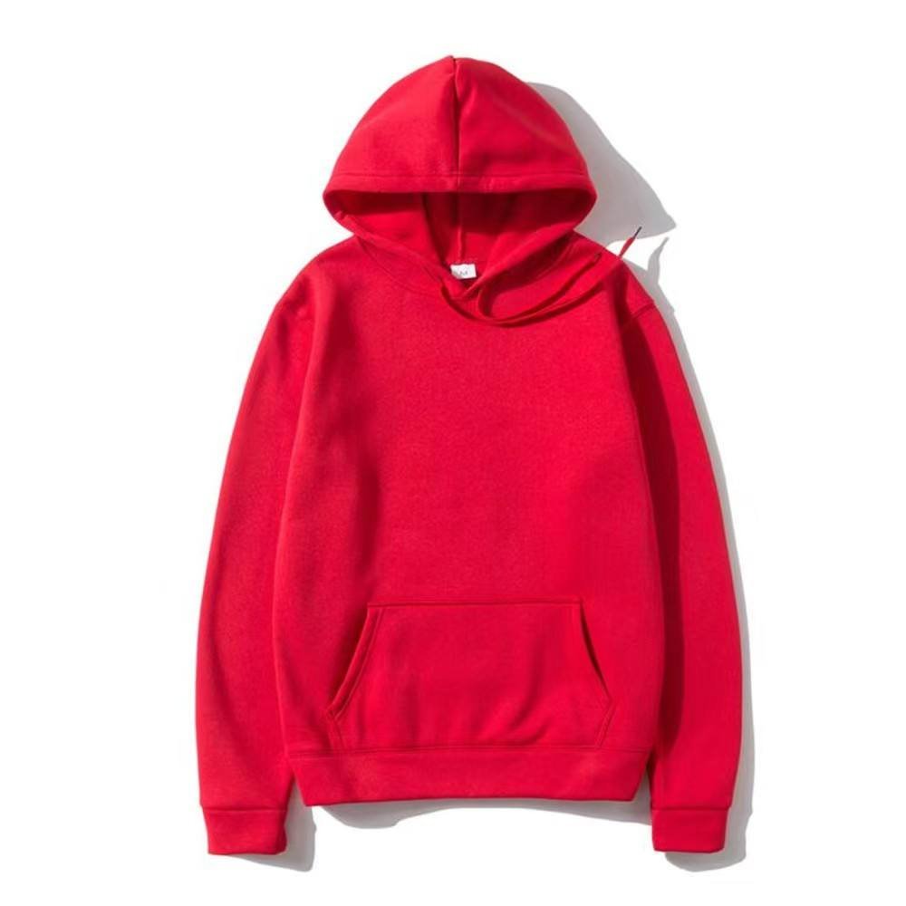 Blank unisex pullover hoodie with hood and kangaroo pocket