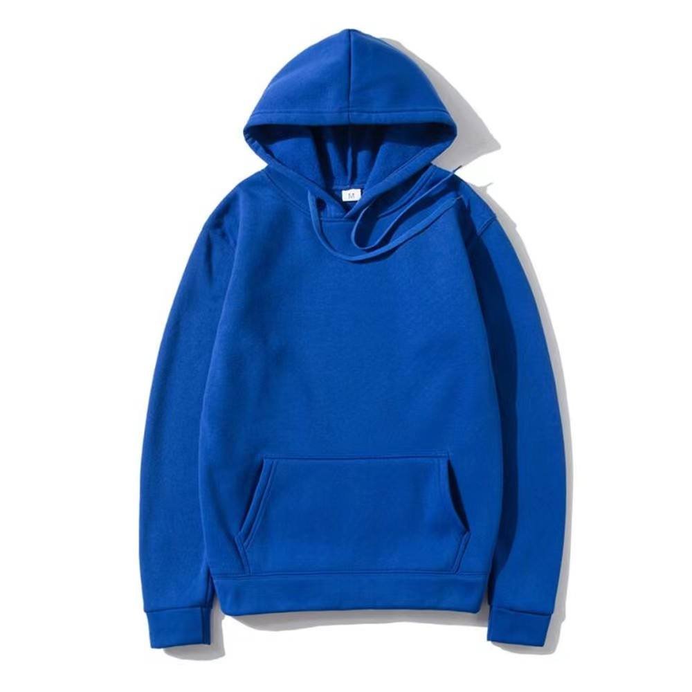 Blank unisex pullover hoodie with hood and kangaroo pocket