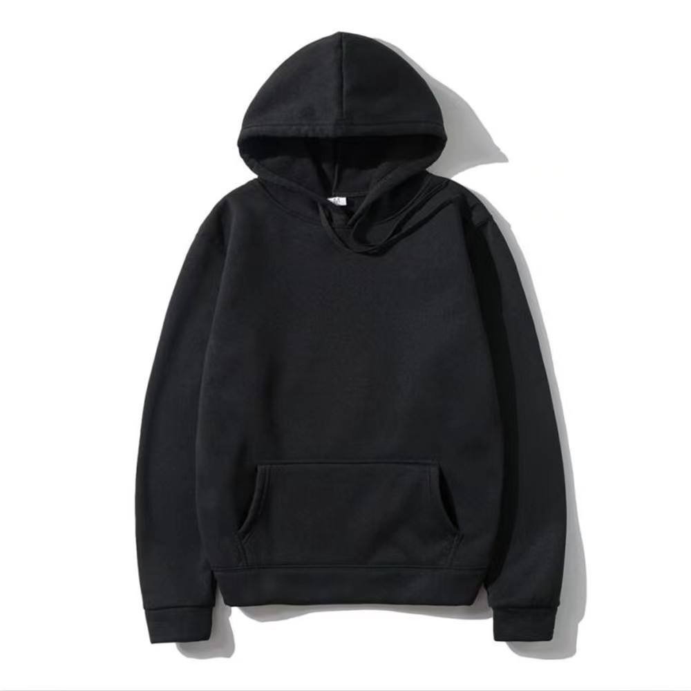 Blank unisex pullover hoodie with hood and kangaroo pocket
