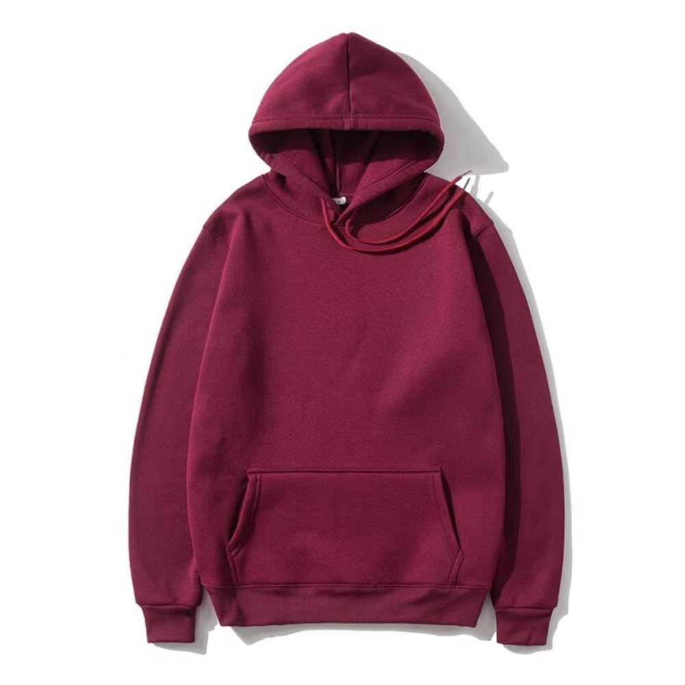 Blank unisex pullover hoodie with hood and kangaroo pocket