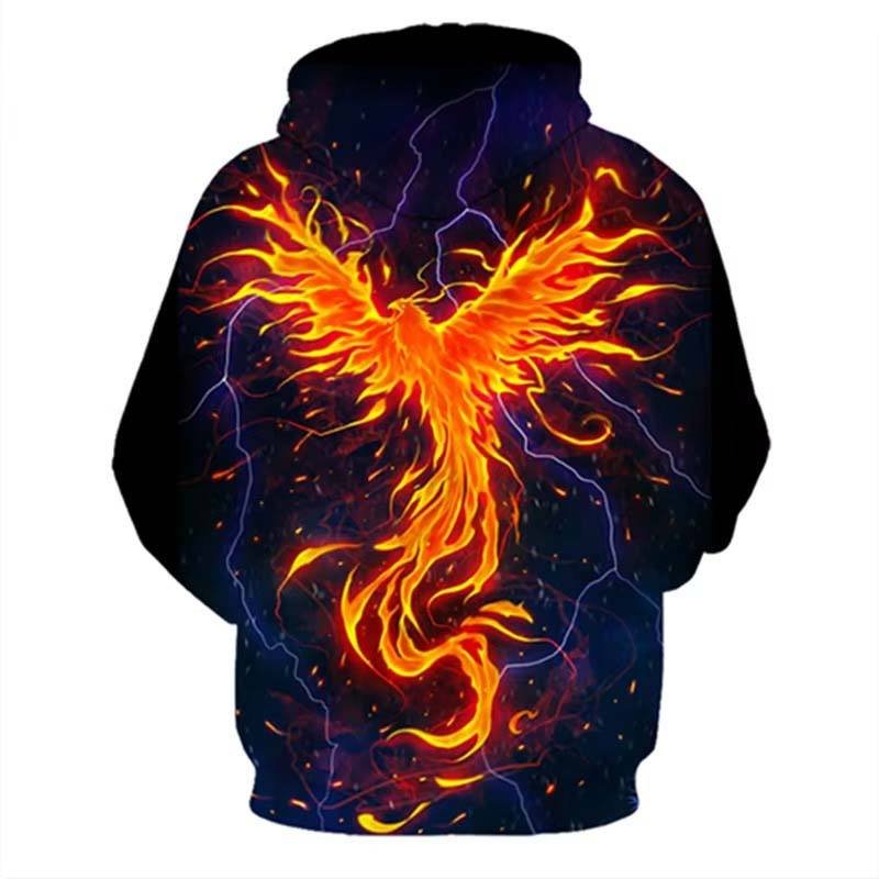 Custom sublimation anime hoodie with oversized streetwear fit