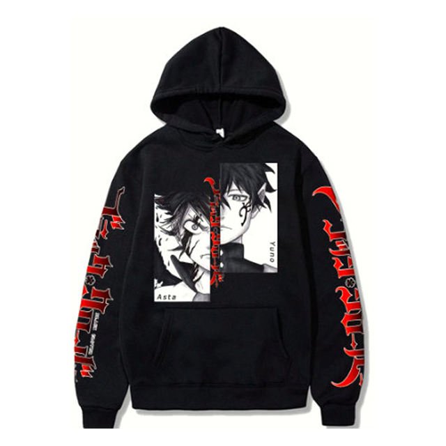 Full face camouflage zip hoodie with anime-inspired streetwear design
